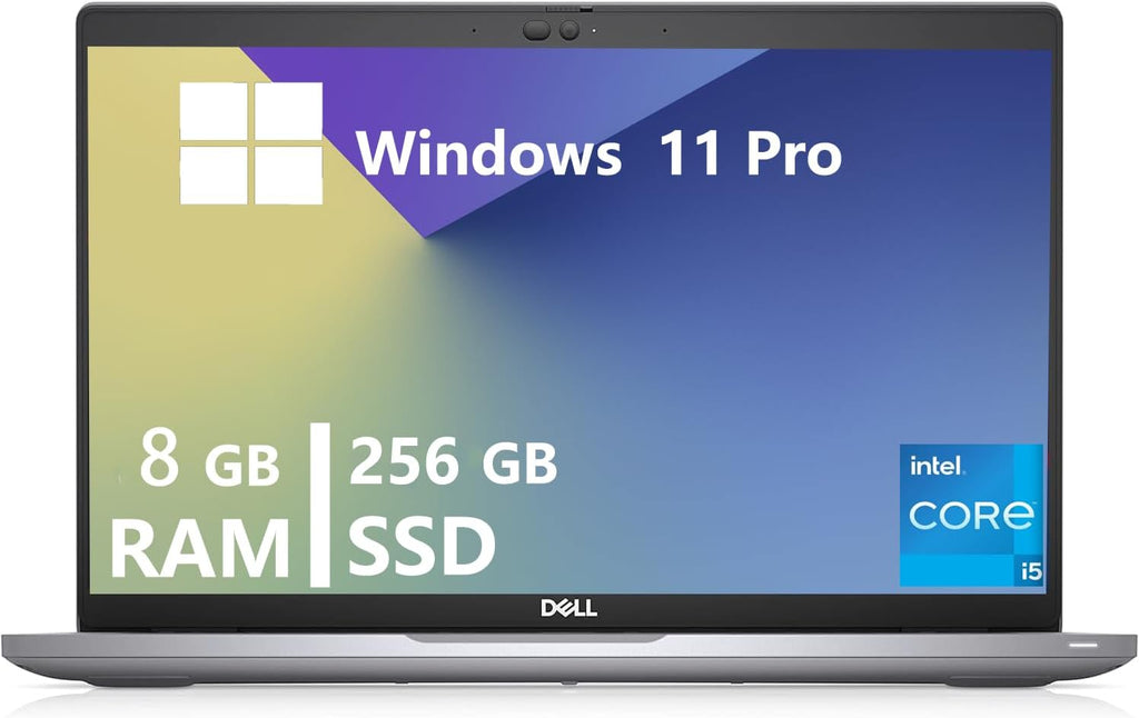 Dell Latitude 5420 Laptop, 14' Business Notebook, Core i5-1135G7, 8 GB RAM, 256 GB SSD, CAM, Windows 11 Pro (Renewed)