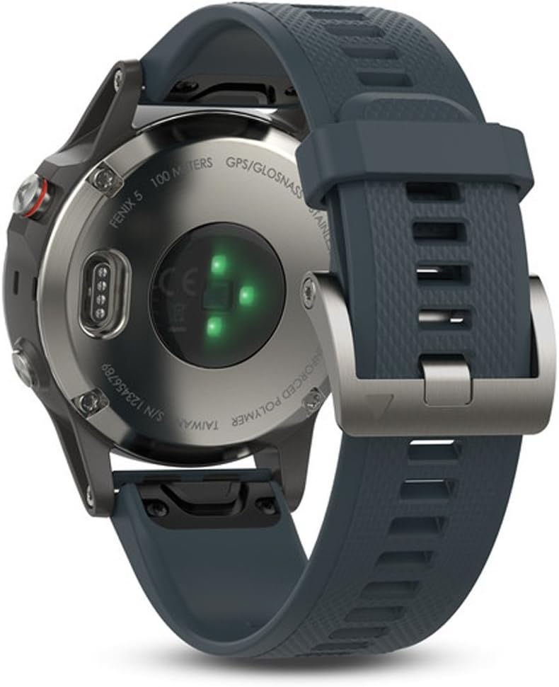 Garmin fēnix 5, Premium and Rugged Multisport GPS Smartwatch, Granite Blue