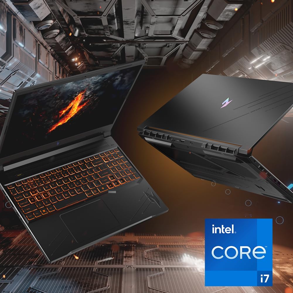 Acer Nitro V Gaming Laptop | Intel Core i7-14650HX | NVIDIA GeForce RTX 4060 Laptop GPU (233 AI Tops) | 16' WQXGA 180Hz Display | 16GB DDR5 | 512GB Gen 4 SSD | Wi-Fi 6 | Backlit KB | ANV16-71-75MW