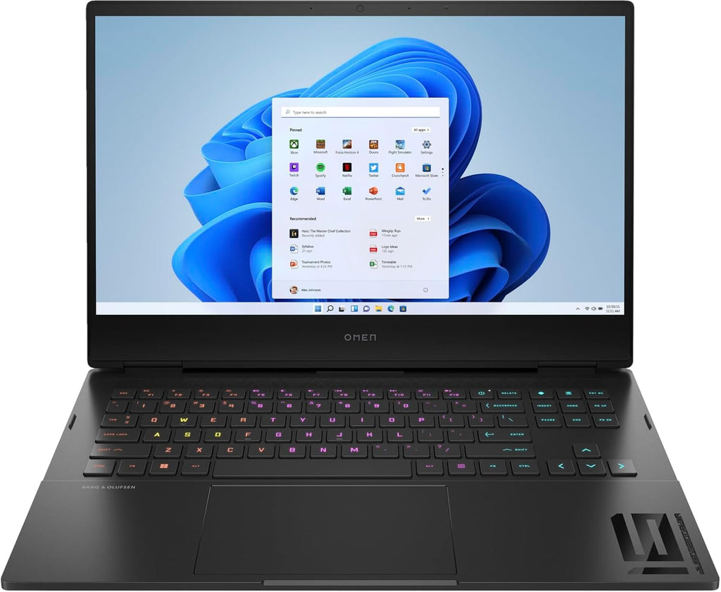 HP Omen 16 Gaming Laptop, 16.1' 1920 x 1080 144 Hz,Intel Core i7-12700H 14-Core, NVIDIA GeForce RTX 3050 Ti 4GB, 32GB DDR5, 1TB SSD, Windows 11 Pro, RGB Backlit Keyboard, Shadow Black