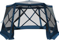 Timber Ridge Pop Up Gazebo, Portable Instant Screen House with Netting, Easy 60-Second Set-Up, Measures 12.1' x 10.5' x7.2', Fits 8 People, Ideal for Camping, Backyard, Patio, Tailgating, Picnics