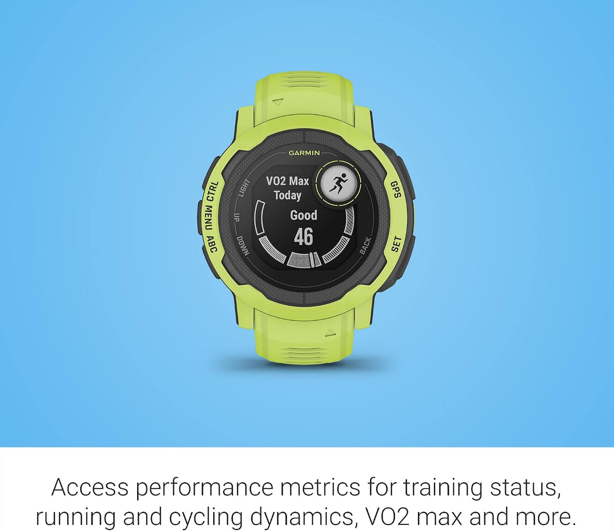 Garmin Instinct 2, Rugged GPS Outdoor Watch, Multi-GNSS Support, Tracback Routing, Electric Lime (Renewed)