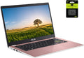 ASUS 2021 14' Thin Light Student Laptop Computer, Intel Celeron N4020 (up to 2.8GHz), 4GB RAM, 128GB eMMC, 12Hours Battery Life, Webcam, Zoom Meeting, Windows 10, w/Ghost Manta 64GB SD Card