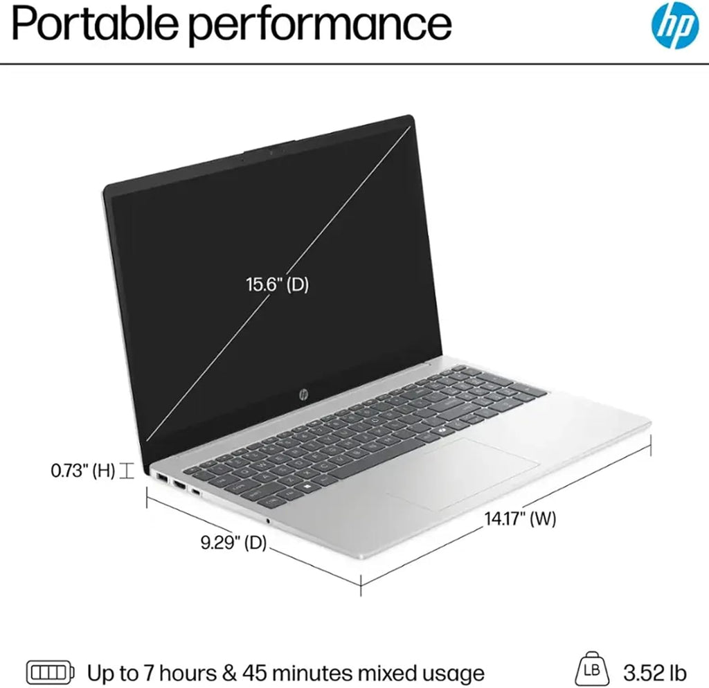 HP - Victus 15.6' Gaming Laptop - AMD Ryzen 5 7535HS - 8GB Memory - NVIDIA GeForce RTX 2050-512GB SSD - Mica Silver