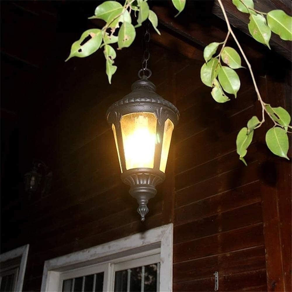 Outdoor IP54 Waterproof Chandelier, Aluminum, Suitable for Villa Balcony, Stair, Porch, Pavilion, Garden Decoration Lamps, Lighting Chandelier, Black Flush Mount Light
