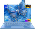 Laptop 14 Inch Celeron N5095 Up to 2.9Ghz, Win 11 Laptop with 8+256GB SSD Extension 1TB, Notebook Support 5G WiFi丨Bluetooth 4.2丨Cooling Fan丨1920*1200丨Mouse and Keyboard Protector-Blue