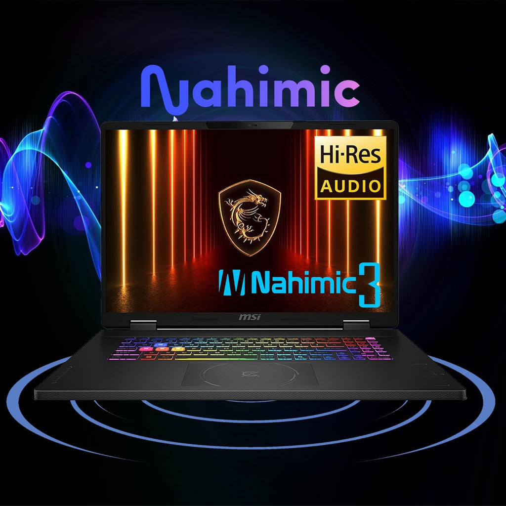 msi Crosshair 18 HX AI Gaming Laptop 18' QHD+ IPS 240Hz Intel 24-core Ultra 9 275HX (>i9-14900HX) 64GB DDR5 2TB SSD GeForce RTX 5070 (Up to 798 AI Tops) RGB Backlit Thunderbolt Win11Pro ICP Hub