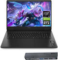 HP OMEN 17.3 RTX 5070 AI Gaming Laptop, 17.3' FHD 144Hz, AMD Ryzen AI 9 365, 64GB DDR5 RAM, 2TB SSD, RGB Backlit KB, Low Blue Light, Bundle with Thunderobot 7 in-1 USB-C Hub, Windows 11 Pro