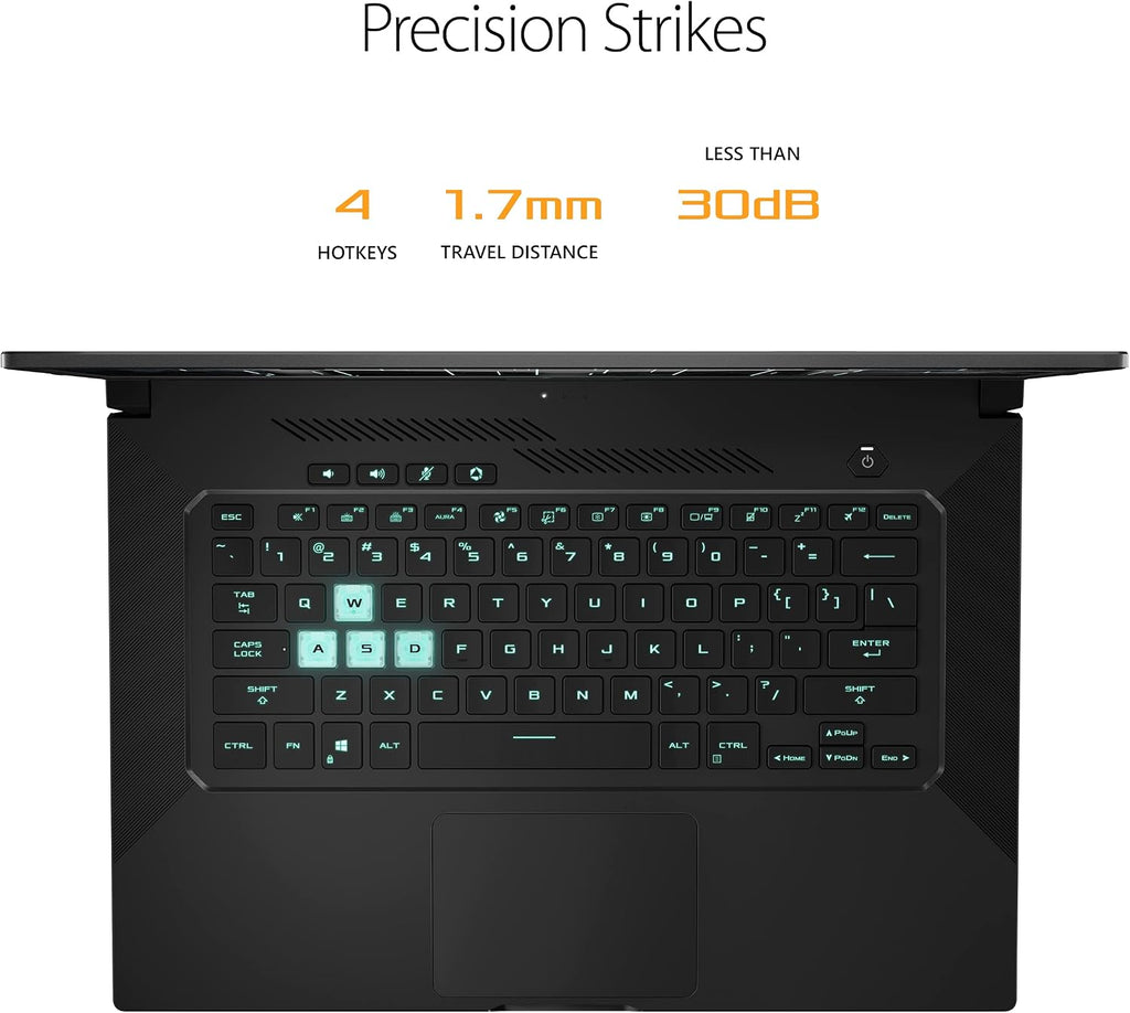ASUS TUF Dash 15 (2021) Ultra Slim Gaming Laptop, 15.6â€ 144Hz FHD, GeForce RTX 3050 Ti, Intel Core i7-11370H, 8GB DDR4, 512GB PCIe NVMe SSD, Wi-Fi 6, Windows 10, Eclipse Grey Color, TUF516PE-AB73