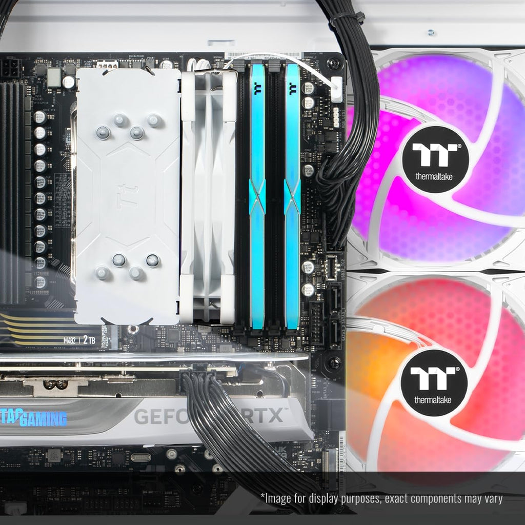 Thermaltake LCGS View 8760TS-170 Gaming Desktop (AMD Ryzen™ 7 8700F, ToughRam 32GB DDR5 6000MT/s RGB Memory, NVIDIA GeForce® RTX 5060 Ti 8G, 1TB NVMe M.2, WiFi, Windows 11) V17S-B850-56T-LCS