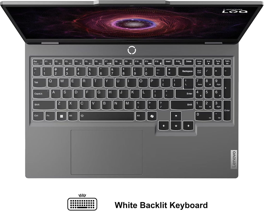 Lenovo LOQ Gaming AI Laptop 15.6' FHD IPS 144Hz (100% sRGB G-SYNC) AMD 6-core Ryzen 5 220 32GB RAM 2TB SSD GeForce RTX 5050 GDDR7 (440 AI Tops) Backlit Nahimic 5MP Privacy Camera Win11 ICP Hub