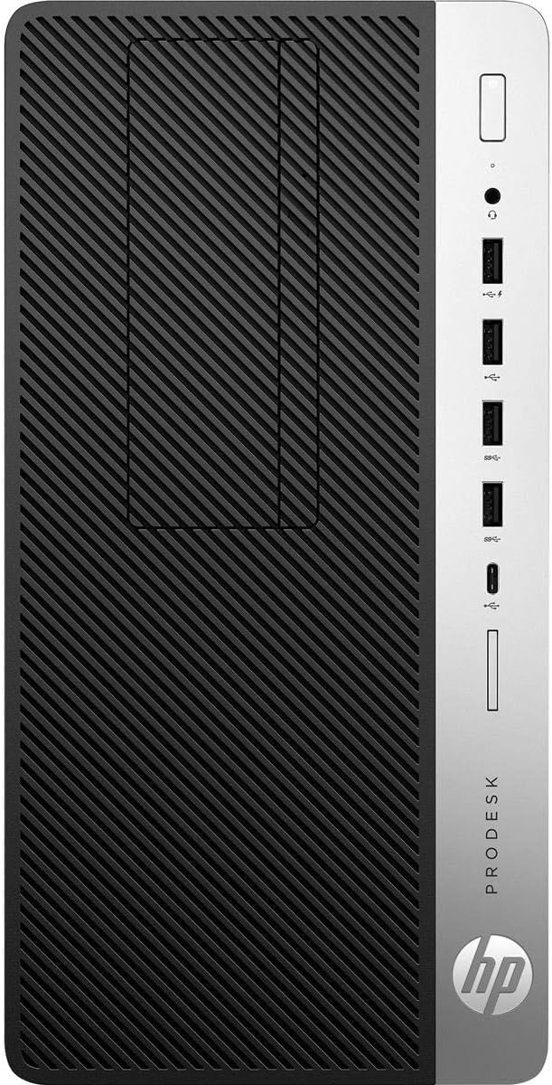 HP ProDesk 600G4 Tower Desktop Computer | Intel i7-8700 (3.4) | 8GB DDR4 RAM | 250GB SSD Solid State | Wi-Fi 5G + Bluetooth | Windows 11 Professional | Home or Office PC (Renewed)