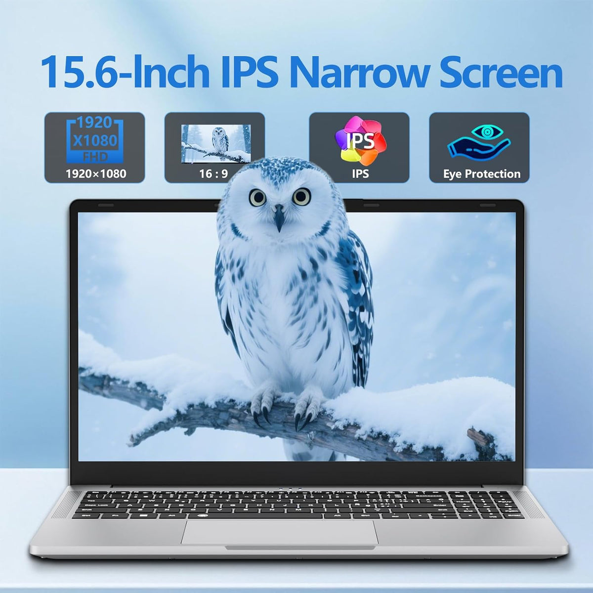 DUNHOO Laptop with Ryzen 7430U Processor(6C/12T,up to 4.3GHz) (Beat i7-1355U), Laptop Computer Win 11 Pro, Traditional Laptops 16GB DDR4 1TB SSD 15.6' Full HD IPS Display 1MP Camera Type-C BT 5.