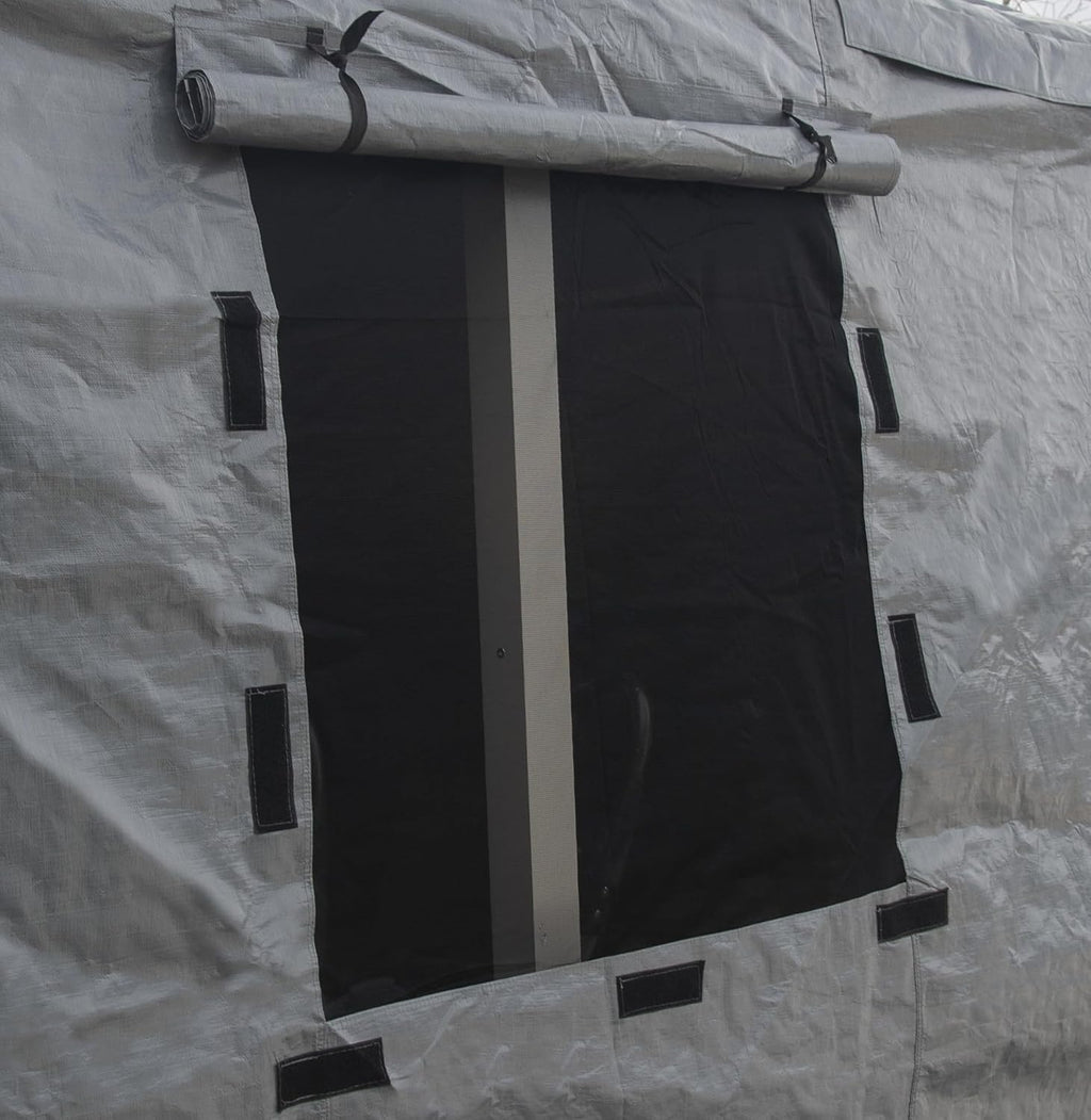 Sojag Winter Cover for Gazebos, Waterproof 10' x 16' Gazebo Accessory with Roll-Up Door, and Vented Panels, All-Season Outdoor Storage