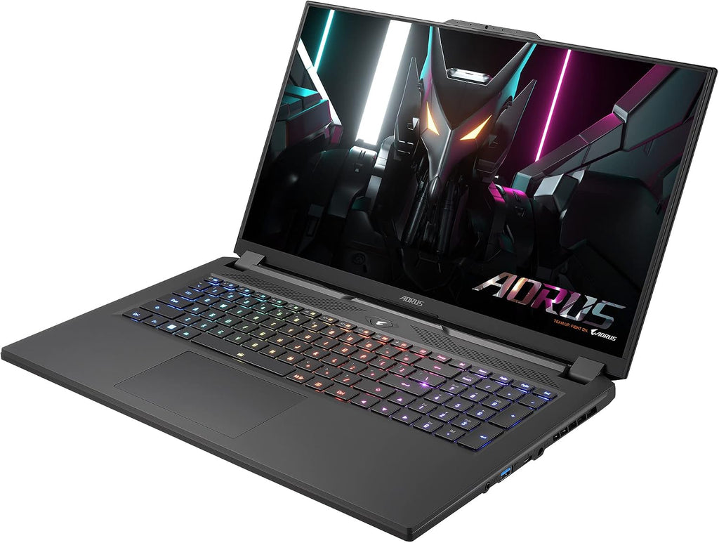 GIGABYTE AORUS 7: 17.3' FHD 1920x1080 360Hz, NVIDIA GeForce RTX 4060 Laptop GPU 8GB GDDR6, Intel Core i5-12500H, 16GB DDR4 RAM, 512GB SSD, Win11 Home (AORUS 7 9KF-E3US513SH), Black