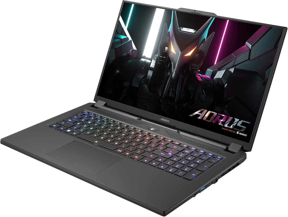 GIGABYTE AORUS 7: 17.3' FHD 1920x1080 360Hz, NVIDIA GeForce RTX 4060 Laptop GPU 8GB GDDR6, Intel Core i5-12500H, 16GB DDR4 RAM, 512GB SSD, Win11 Home (AORUS 7 9KF-E3US513SH), Black