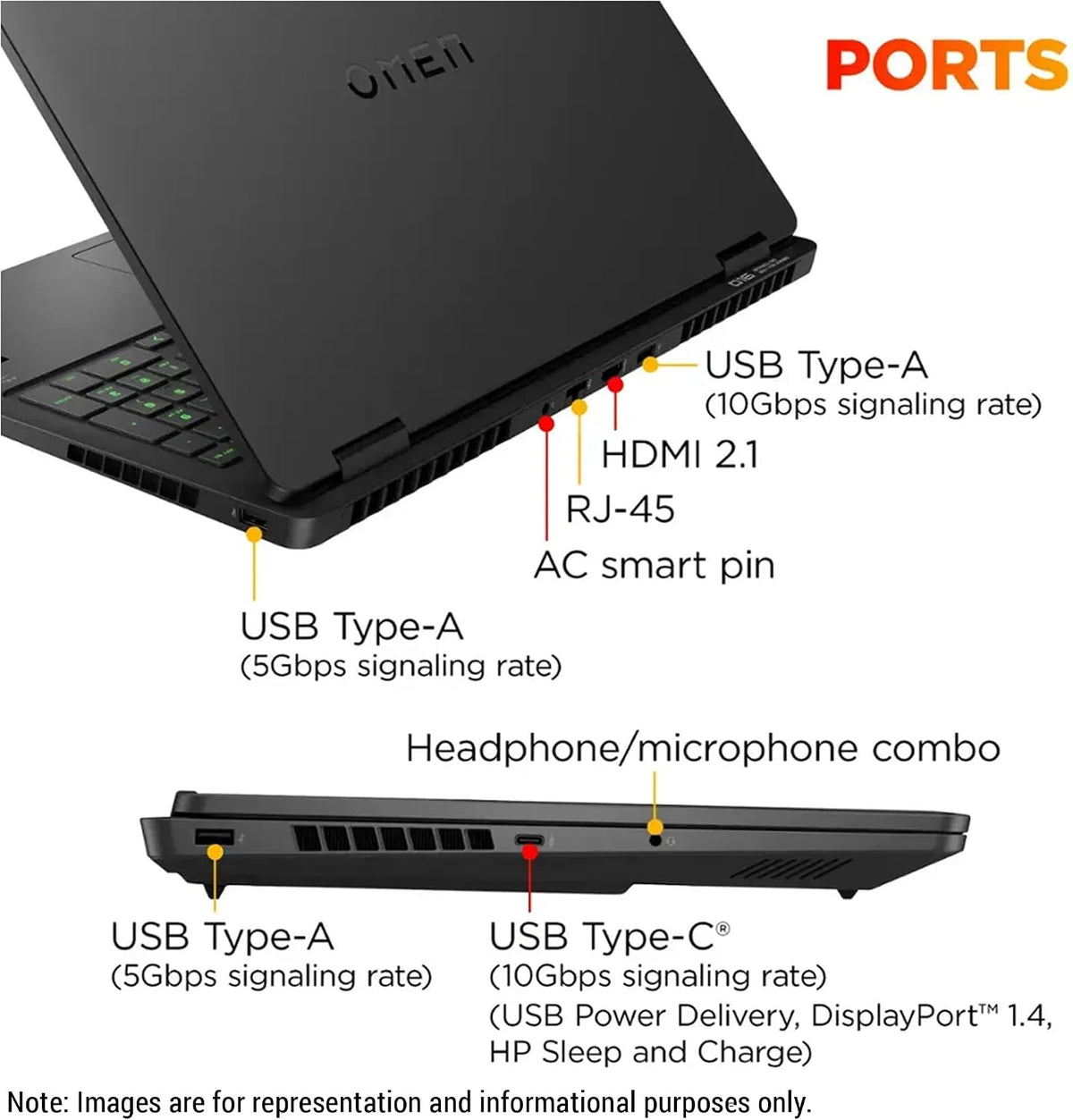 HP OMEN 16 Gaming Laptop, Intel Ultra 9-285H, 32 GB DDR5 RAM, 2 TB PCIe SSD, 16' WQXGA (2560x1600) 240Hz Display, Nvidia G-Force RTX 5070, RGB Backlit Keyboard, W11 Home, Shadow Black