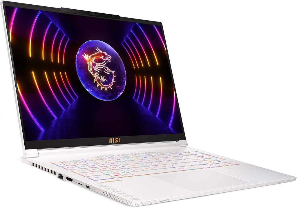 msi Stealth 16 Studio 16' 240Hz QHD+ Gaming Laptop: Intel Core i9-13900H, NVIDIA Geforce RTX 4070, 64GB DDR5, 1TB NVMe SSD, Thunderbolt 4, Win 11 Pro: White A13VG-420US