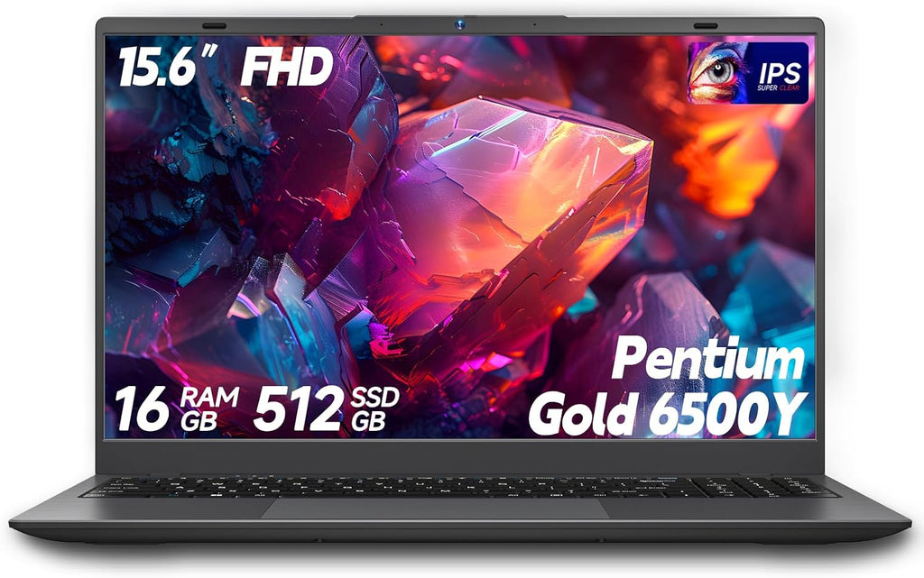 BLUEING 15.6-Inch Laptop Computer, Gold 6500Y Processor (Up to 3.4GHz), 16GB RAM 512GB SSD, 1080P FHD IPS Display, Win11, Type-C, HDMI, USB3.2, BT5.2, WiFi 5, Laptops