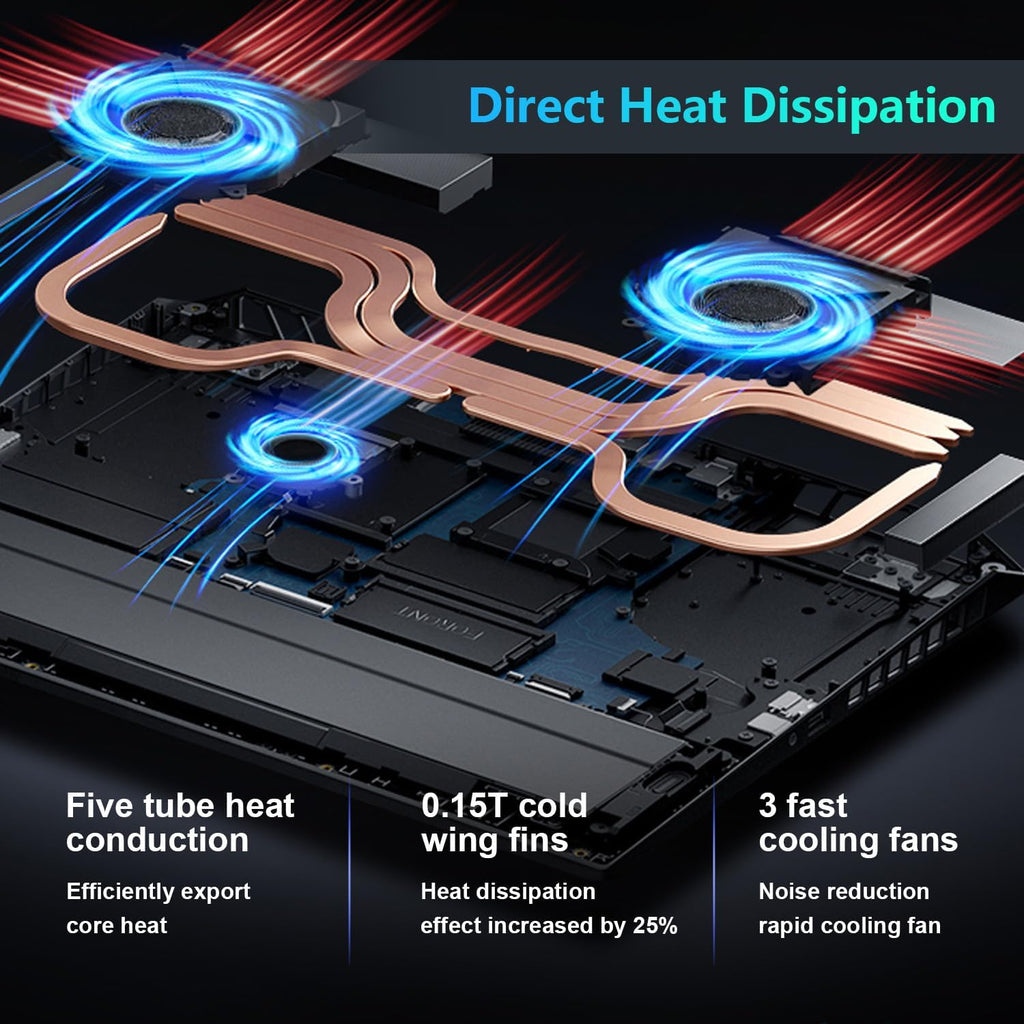 Thunderobot Radiant 16 4060 2.5K Gaming Laptop, 16' WQXGA 240Hz Display, 14th Gen i7-14650HX, GeForce RTX 4060, 32GB DDR5 RAM, 1TB PCIe SSD, RGB Backlit Keyboard, Wi-Fi 6, Win 11, Gray