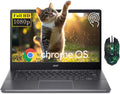 Acer Chromebook Plus 14' FHD Touchscreen Laptop, Intel Core i3-N305 8-Core, Intel UHD Graphics, 8GB LPDDR5 RAM 512GB SSD, WiFi 6E, FHD Camera, Chrome OS, Google AI, Mouse, Protective Sleeve Included