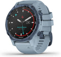 Garmin Descent Mk2S, Smaller-Sized Watch-Style Dive Computer, Multisport Training/Smart Features, Mineral Blue with Sea Foam Silicone Band, (010-02403-06)