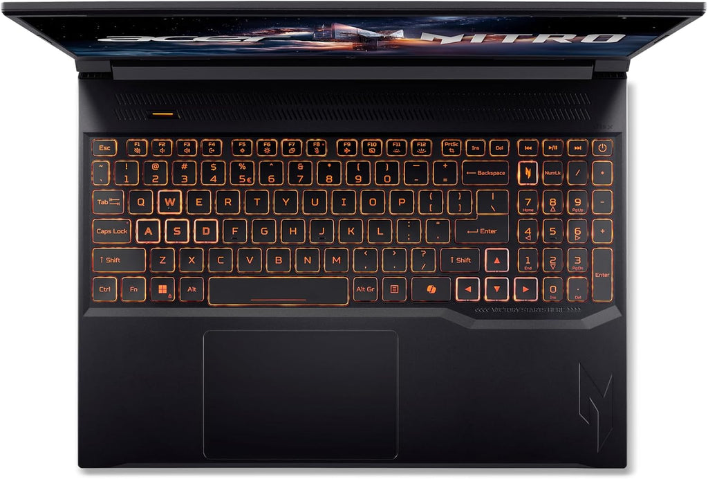 Acer Nitro V Gaming Laptop | Intel Core 7 Processor 240H | NVIDIA GeForce RTX 5050 Laptop GPU | 16' WUXGA IPS 180Hz Display | 16GB DDR5 | 1TB Gen 4 SSD | Wi-Fi 6 | Backlit KB | ANV16-72-73EW