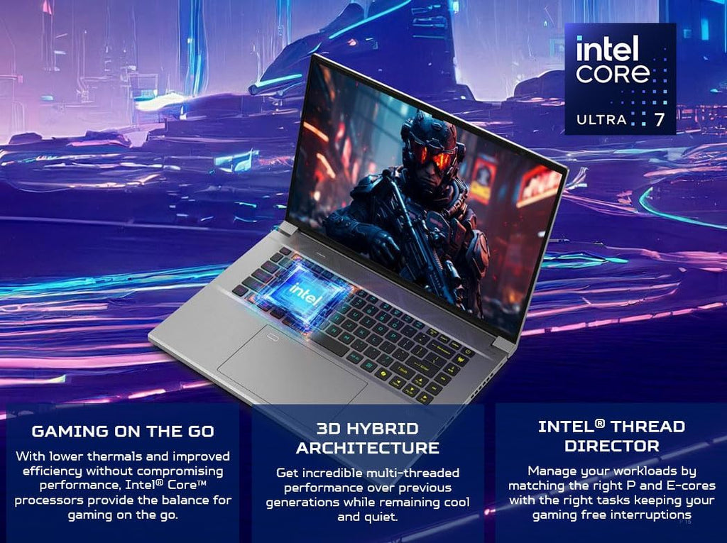 acer Predator Triton Neo 16 Gaming Creator Laptop | 16' WQXGA 240Hz Calman Verified | AI-Powered | Intel Core Ultra 7 Processor 155H | NVIDIA GeForce RTX 4060 | 16GB LPDDR5X | 1TB SSD | PTN16-51-71DY