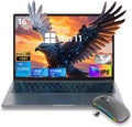 ZOLWAYTAC Gaming Laptop 16' Ultra-Slim-Intel Core i5(Up to 3.5GHz),12GB DDR4+512GB SSD,1920x1200 IPS 16:10 Display,WiF& BT,HDMI/Type-C,Aluminum Body for Working&Playing,Suitable for Light Gaming,Gray