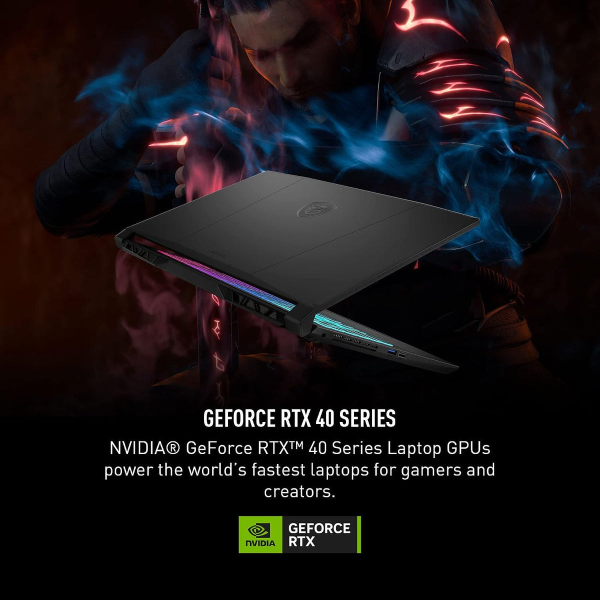 msi Katana 17 Gaming Laptop: 13th Gen Intel Core i7, GeForce RTX 4060, 17.3' 144Hz FHD Display, 32GB DDR5, 1TB NVMe SSD, USB-Type C, Cooler Boost 5, Win11 Home: Black B13VFK-835US