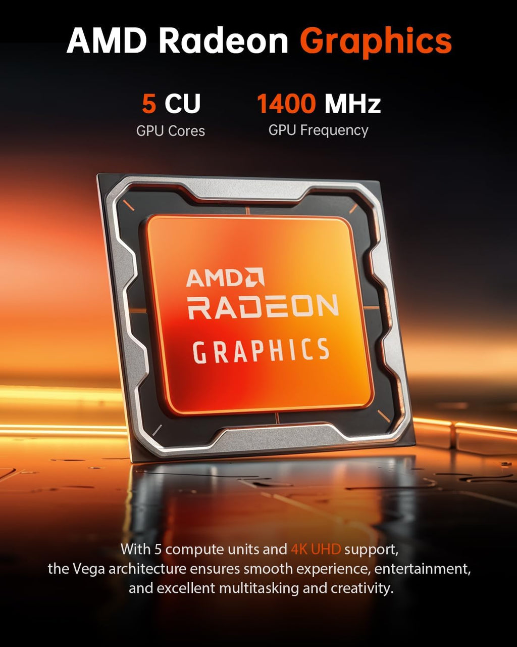 ACEMAGIC K1 Mini PC AMD Ryzen 4300U (Up to 3.7Ghz), 16GB DDR4 512GB SSD, Mini Computer with Radeon Graphics, 4K Triple Display USB-C 28W Performance, Ethernet VESA, WiFi/BT, Business & Home Office