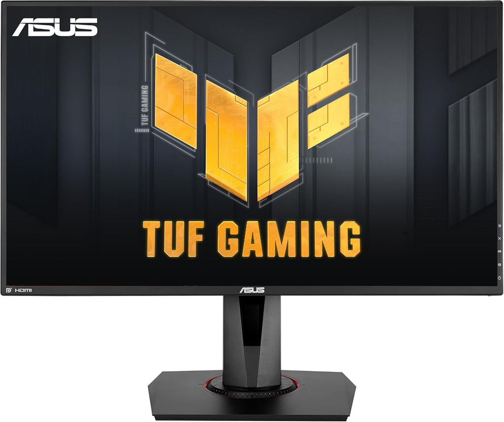 ASUS TUF Gaming 27' 1080P Monitor (VG279QR) - Full HD, IPS, 165Hz, 1ms, Extreme Low Motion Blur, G-SYNC Compatible, Shadow Boost, VESA Mountable, DisplayPort, HDMI, Height Adjustable