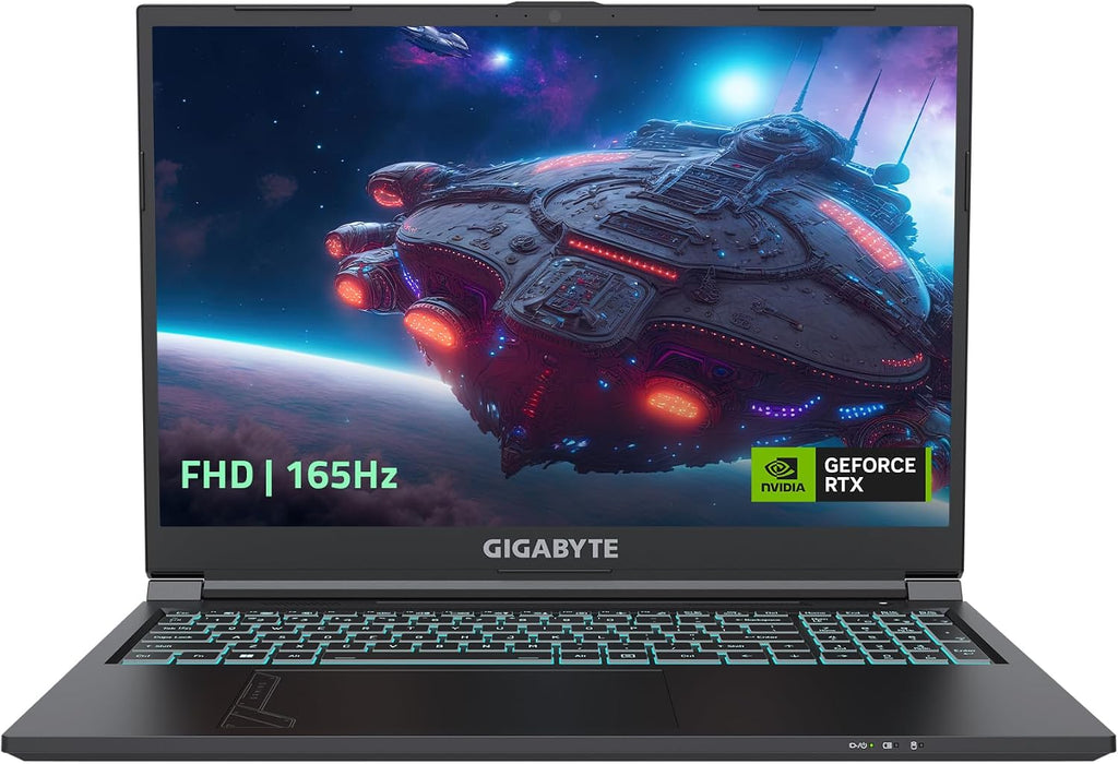 GIGABYTE G6 KF: 16' FHD 1920x1200 165Hz - NVIDIA GeForce RTX 4060 Laptop GPU - Intel Core i7-13620H - 16GB DDR5 RAM - 512GB SSD - Win11 Home - Gaming Laptop (G6 KF-H3US853SH)