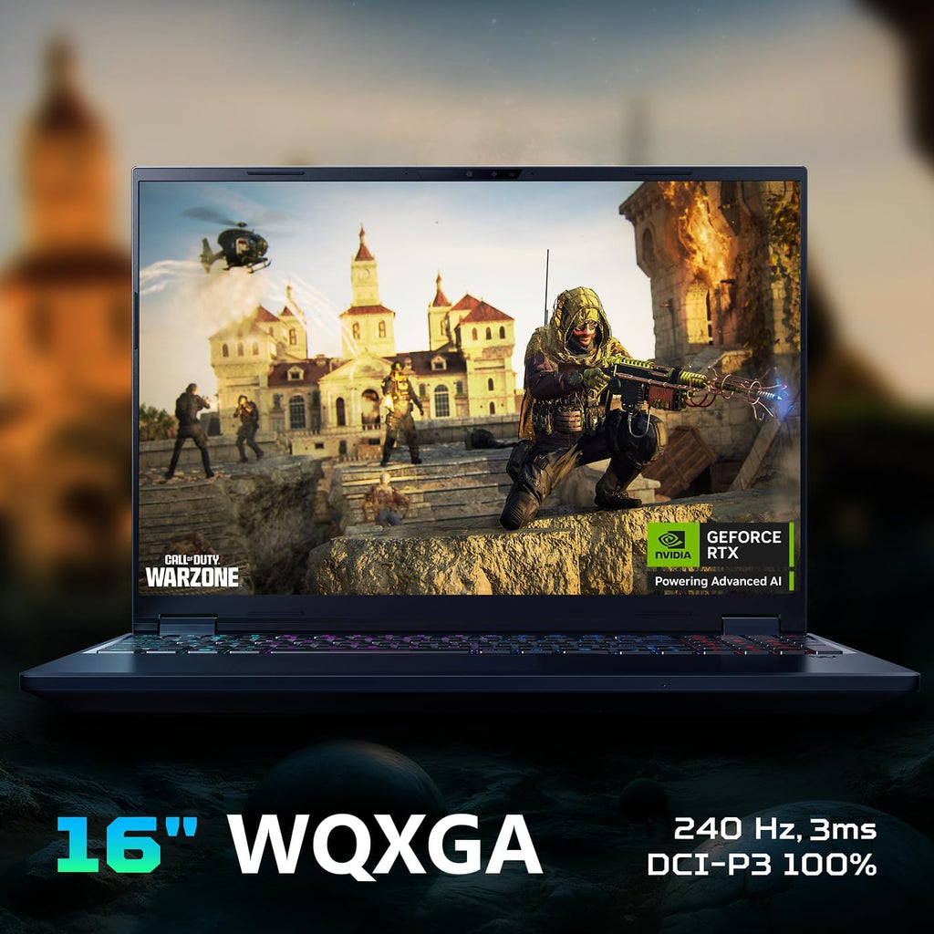 acer Predator Helios Neo 16 AI Gaming Laptop | Intel Core Ultra 9 Processor 275HX | NVIDIA GeForce RTX 5070 Ti | 16' WQXGA 240Hz G-SYNC | 16GB DDR5 | 1TB Gen 4 SSD | Killer Wi-Fi 6E | PHN16-73-92B8
