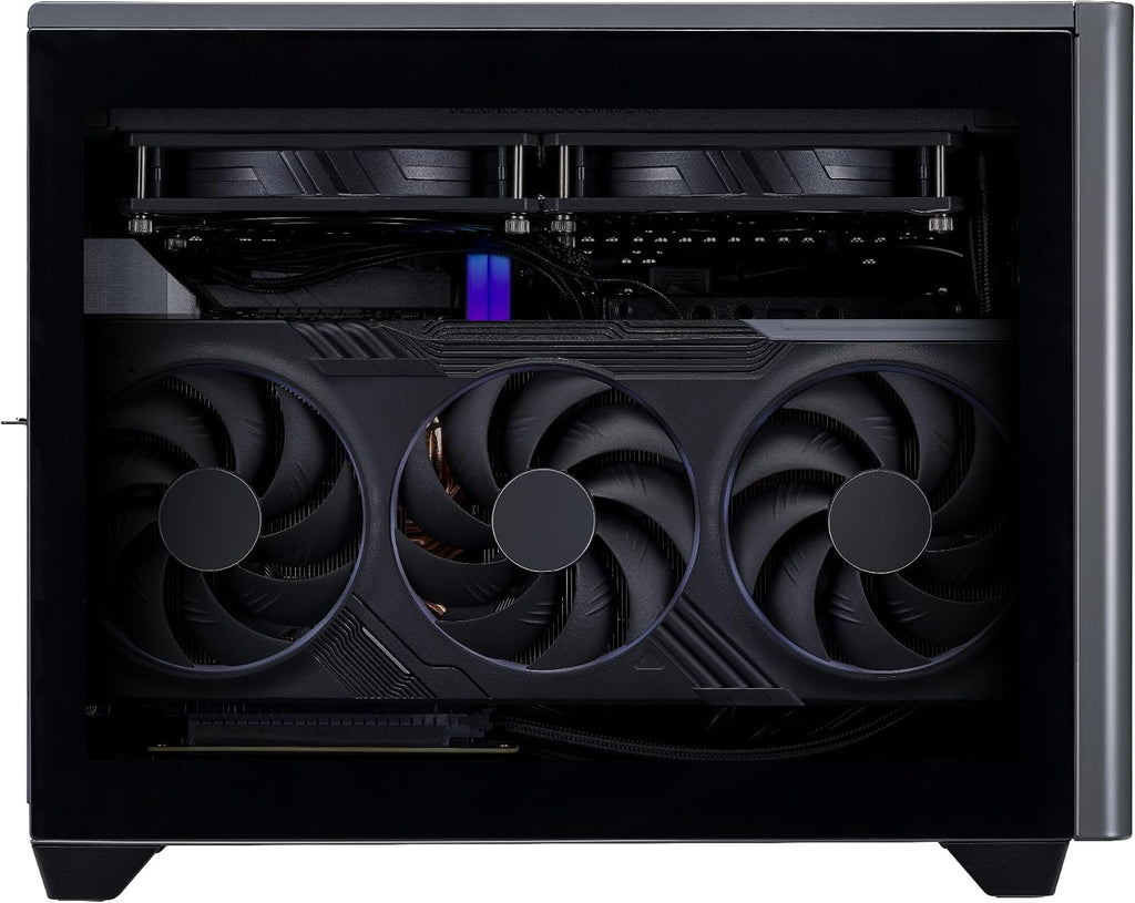 Cooler Master NR2 Pro Gaming PC – Intel Ultra 7 265F, NVIDIA GeForce RTX 5080 16GB, 32GB DDR5 6000MHz, 2TB Gen4 M.2, Windows 11, V850 SFX Gold PSU, Compact Mini ITX Desktop PC