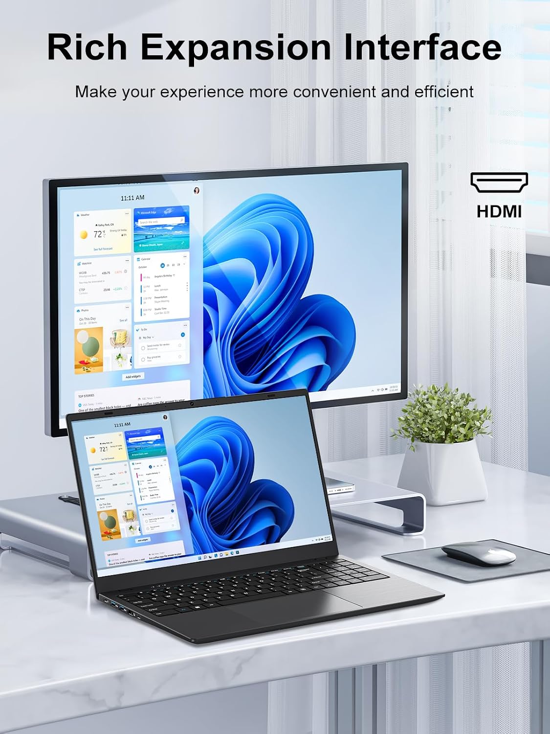 BLUEING 15.6-Inch Laptop Computer, Gold 6500Y Processor (Up to 3.4GHz), 16GB RAM 512GB SSD, 1080P FHD IPS Display, Win11, Type-C, HDMI, USB3.2, BT5.2, WiFi 5, Laptops