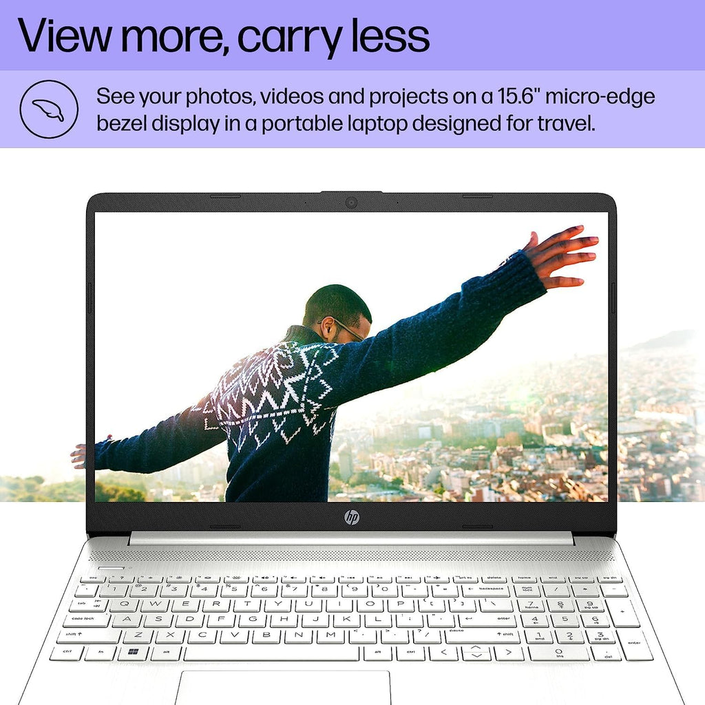HP 15.6' HD Busienss Laptop, 6-core AMD Ryzen 5 5500U(up to 4.0GHz), 16GB RAM, 1TB PCIE SSD, USB-A&C, WiFi, Fast Charge, Windows 11 + GM Accessory, Silver