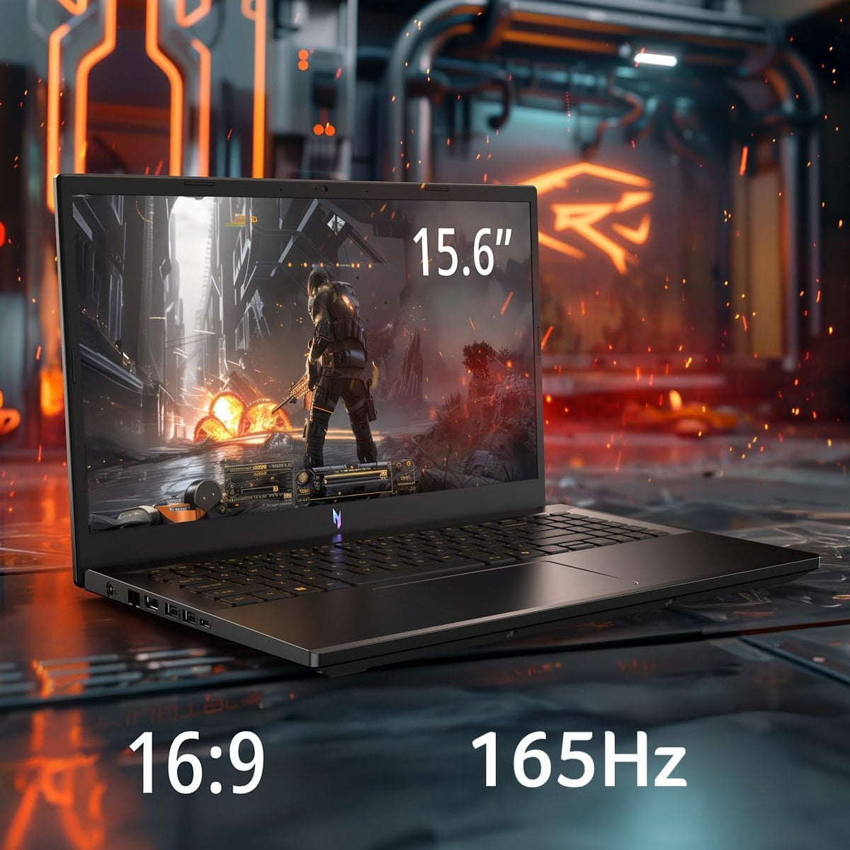 Acer Nitro V Gaming Laptop | Intel Core i9-13900H Processor | NVIDIA GeForce RTX 5060 Laptop GPU | 15.6' FHD IPS 165Hz Display | 16GB DDR4 | 1TB Gen 4 SSD | Wi-Fi 6 | Backlit KB | ANV15-52-98KV