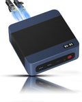 wo-we Mini PC P8 Dual 2.5G LAN AMD Ryzen 5 7640HS Desktop Computers (Upgraded 6600H/6800H), 32GB DDR5 RAM 1TB PCIe4.0 SSD, USB4/PD/8K DP1.4 HDMI2.0 WIFI6 E & BT5.2 Quad Display