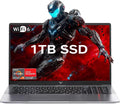 KAIGERR Light Gaming Laptop, 1TB NVMe SSD 16GB RAM Laptop Computer with AMD Ryzen 7 5825U(8C/16T, Up to 4.5GHz), 15.6inch Windows 11 Laptop, Radeon RX Vega 8 Graphics,WiFi 6 for Creative & Business