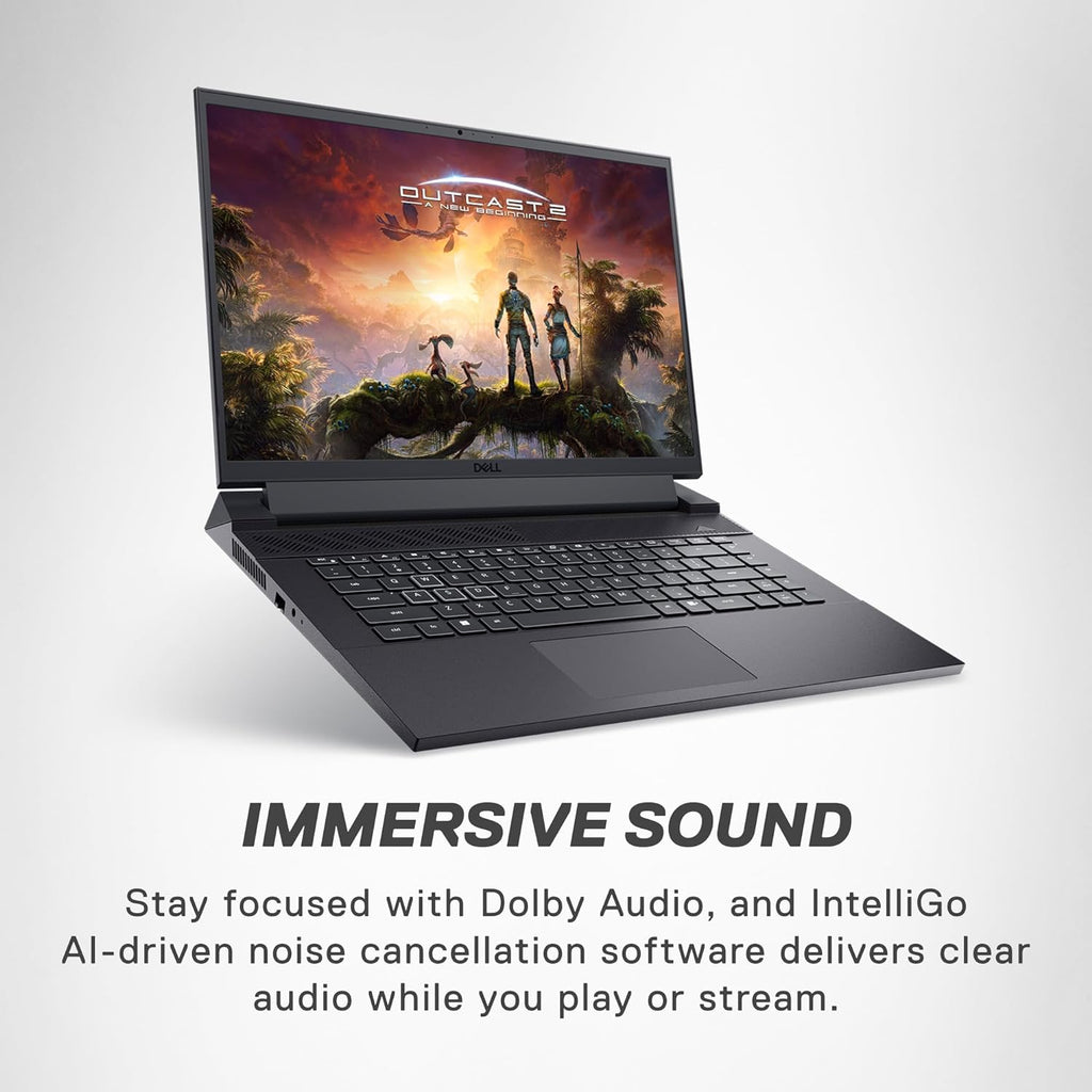 Dell G16 7630 Gaming Laptop - 16-inch QHD+ 240Hz 3ms Display, Intel Core i9-13900HX, 16GB DDR5 RAM, 1TB SSD, NVIDIA GeForce RTX 4070 8GB GDDR6, Windows 11 Home, Onsite Service - Metallic Nightshade