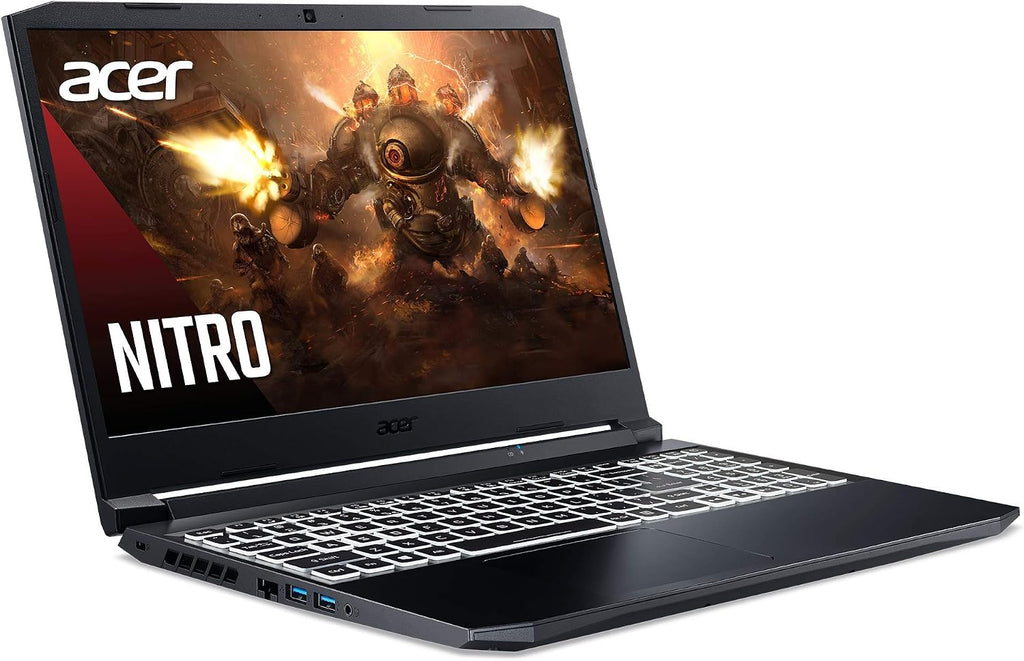 acer Nitro 5 AN515-45-R92M Gaming Laptop, AMD Ryzen 7 5800H (8-Core) | NVIDIA GeForce RTX 3060 Laptop GPU |15.6' FHD 144Hz IPS Display | 16GB DDR4 | 512GB NVMe SSD | WiFi 6 | RGB Backlit Keyboard