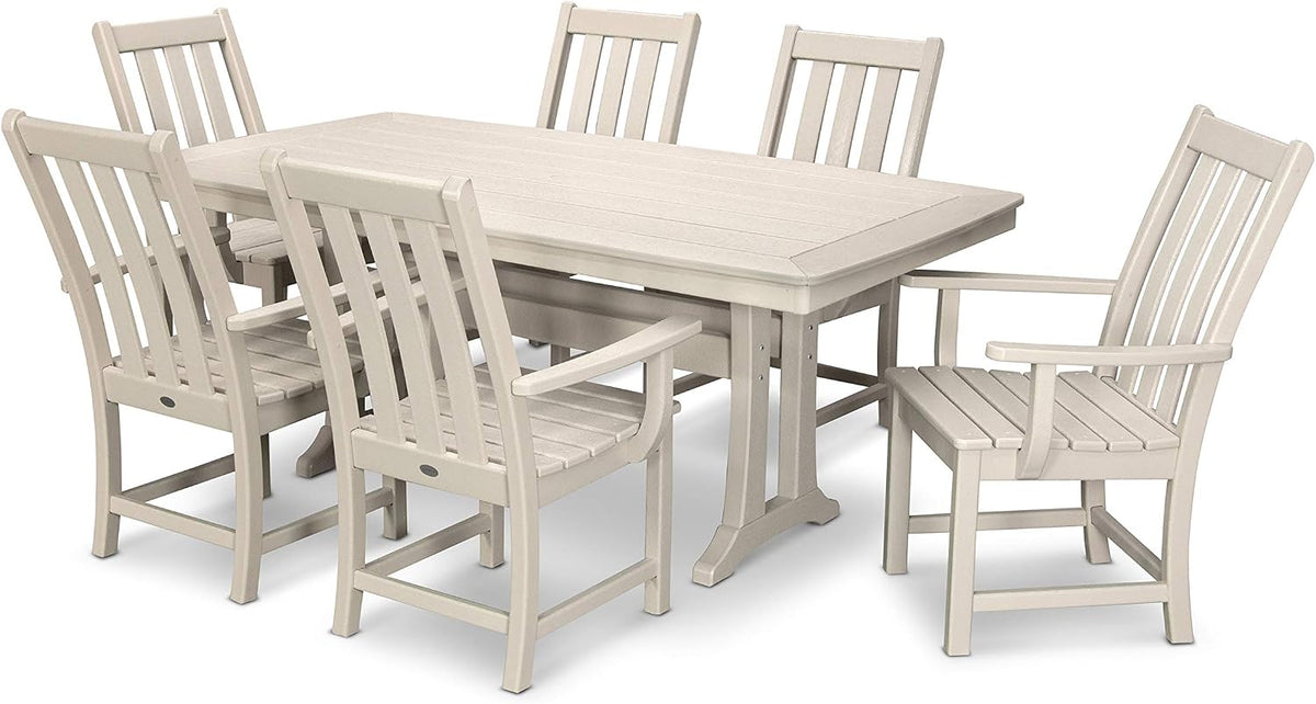 Polywood Vineyard 7-Piece Dining Set (Sand)
