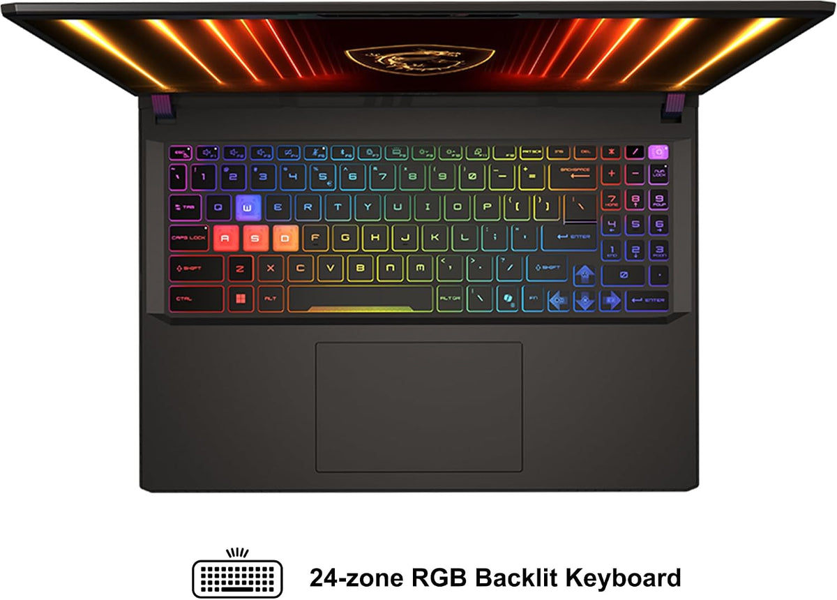 msi Vector 16 HX AI Gaming Laptop 16' WUXGA IPS 144Hz Intel 20-core Ultra 7 255HX (>i9-14900HX) 64GB DDR5 1TB SSD GeForce RTX 5070 Ti RGB Backlit Thunderbolt5 Wi-Fi6E Win11 ICP Hub PC