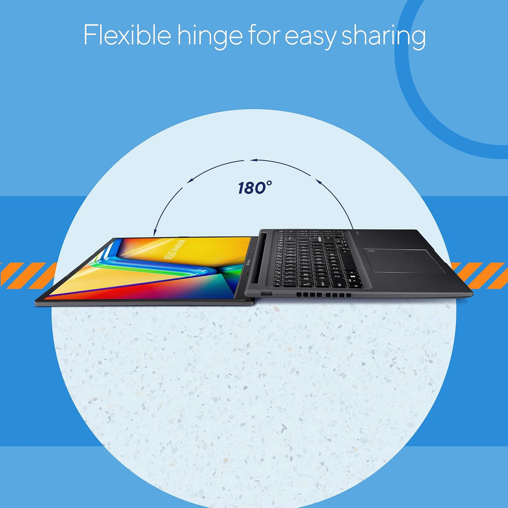 ASUS Vivobook 16 Laptop, 16' WUXGA (1920 x 1200) 16:10 Display, Intel Core i5-13500H CPU, Intel UHD Graphics, 8GB RAM, 512GB SSD, Windows 11 Home, Indie Black, F1605VA-DS52