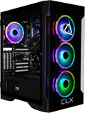 CLX Set Gaming PC - Intel Core i9 12900KF 3.2GHz, GeForce RTX 4060 Ti, 1TB NVMe M.2 SSD, 4TB HDD, 32GB DDR4 RGB Memory, 240mm AIO, Windows 11 Home, Black