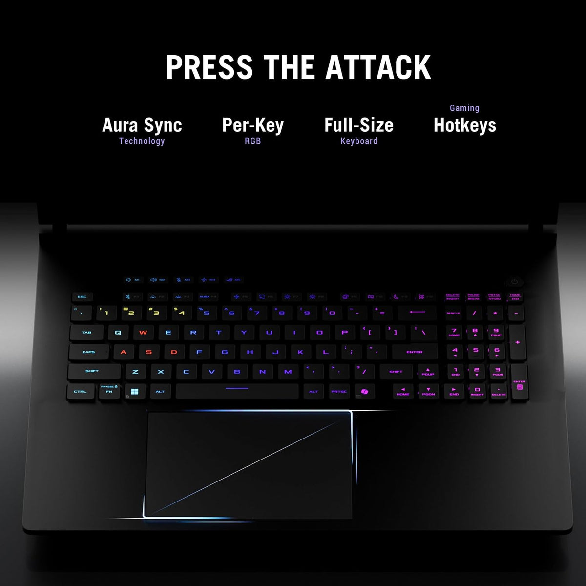 ASUS ROG Strix SCAR 18 (2025) Gaming Laptop, 18' ROG Nebula HDR 16:10 2.5K 240Hz/3ms, NVIDIA® GeForce RTX™ 5080, Intel® Core™ Ultra 9 275HX, 32GB DDR5-5600, 2TB PCIe Gen 4 SSD, Wi-Fi 7, Windows 11 Pro
