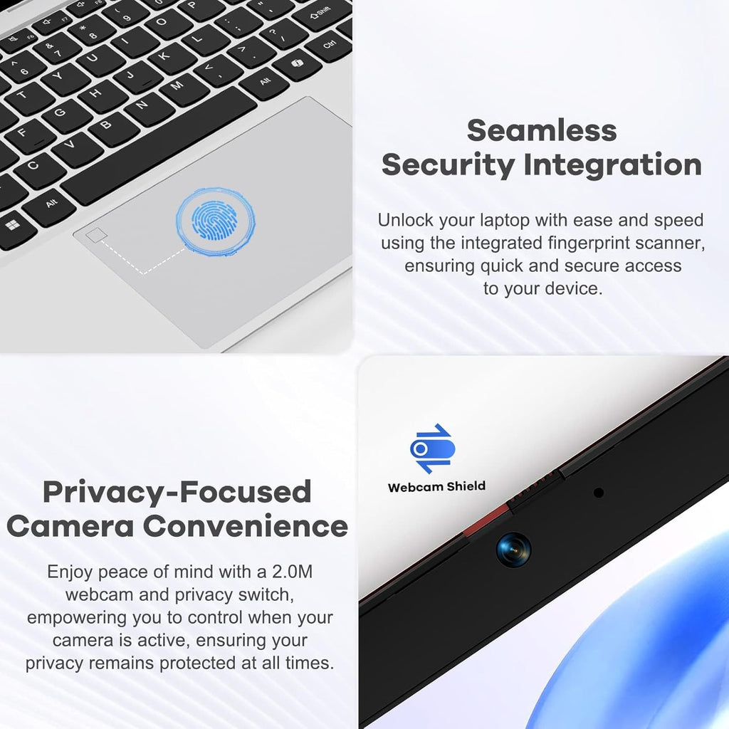 NIMO 15.6' FHD lPS-Business-Laptop, 8 Cores i5-12450H 16GB RAM 512GB SSD (Beat i7-11800H, Up to 4.4 GHz) 100W Type-C Fingerprint Backlit Keyboard WiFi-6, for Home and Student