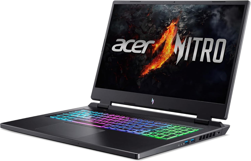 acer Nitro 17 Gaming Laptop | Intel Core i5-14450HX | NVIDIA GeForce RTX 4050 Laptop GPU | 17.3' FHD IPS 165Hz G-SYNC Display | 16GB DDR5 | 512GB Gen 4 SSD | Killer Wi-Fi 6E | AN17-72-56FS