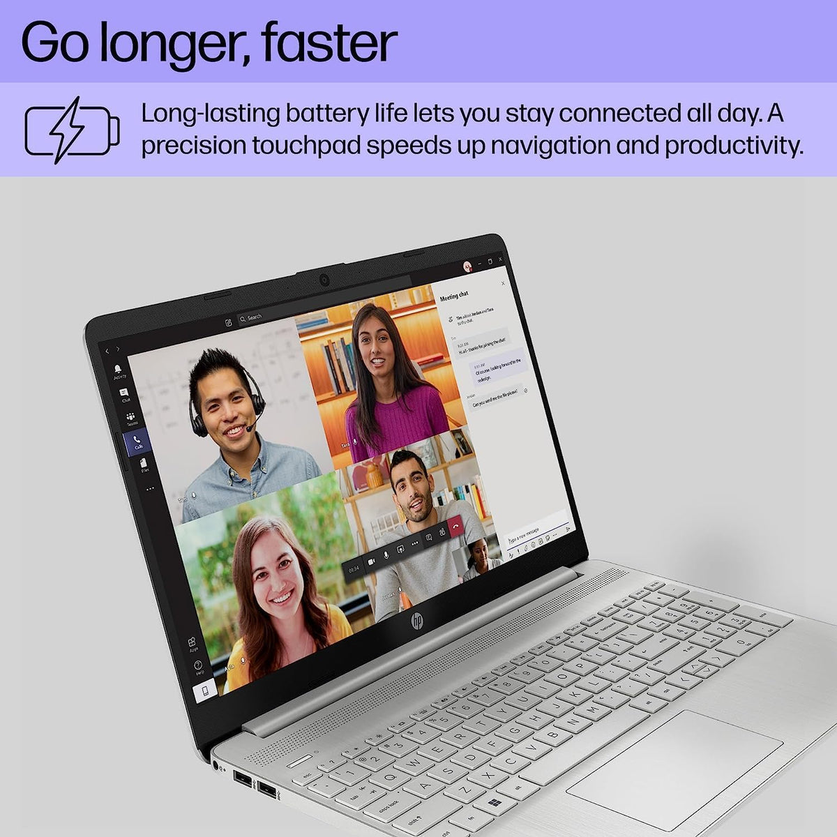 HP 15.6' HD Busienss Laptop, 6-core AMD Ryzen 5 5500U(up to 4.0GHz), 16GB RAM, 1TB PCIE SSD, USB-A&C, WiFi, Fast Charge, Windows 11 + GM Accessory, Silver
